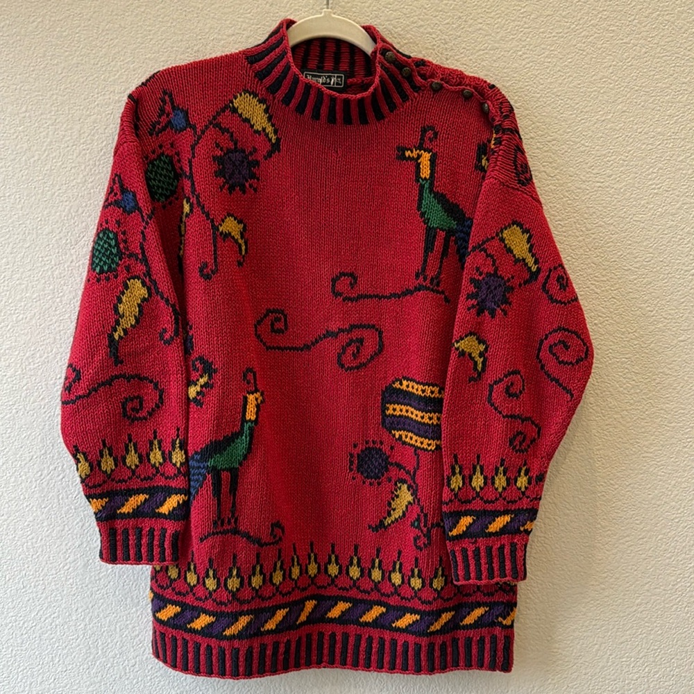 Haralds Hand Knit Vintage Sweater Size S/M